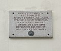 Plaque au n°44.