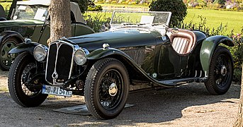 Rover 14 P1 sports open two-seater - left front view