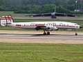 Lockheed Constellation da TWA, similar ao avião destruído.