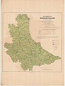 «Мапа народонаселення Київської губернії за віросповіданнями» Олександра Ріттіха, 1864 рік