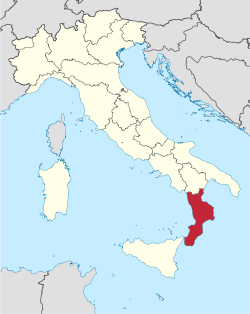 Calabria - Localizzazione