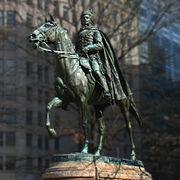 General Casimer Pułaski statue in Freedom Plaza in 2014