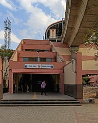 A Jaipur Metro station, Rajasthan