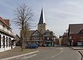 Laer, l'église (die katholische Pfarrkirche Sankt Bartholomäus) dans la rue