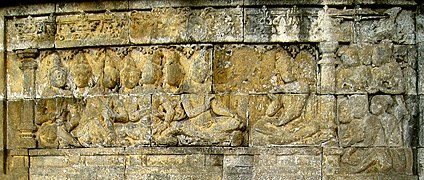 Lalitavistara - 037 S-20, The Gods preparing for Queen Maya (8598196367).jpg