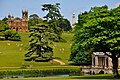 Image 70Hawkwell Field with Gothic temple, Cobham monument and Palladian bridge at Stowe House (from History of gardening)