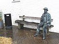 Sculpture of a typical Gunnislake miner