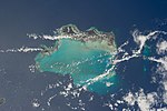 Thumbnail for File:Turks Islands and Caicos Islands (NASA, ISS).jpg