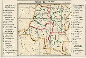 1926 provinces and districts