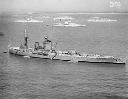 HMS Nelson Spitheadin laivastonäyttelyssä