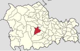 Location in Neamț County