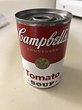 Thumbnail for File:2019-02-08 00 05 06 A can of Campbell's Condensed Tomato Soup in the Franklin Farm section of Oak Hill, Fairfax County, Virginia.jpg