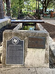 Acequia Madre de Valero historical marker