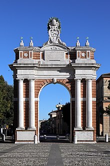 Arco situato nella zona centrale di Santarcangelo di Romagna (1777)