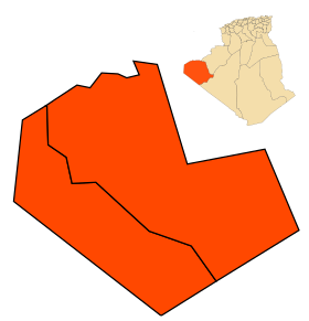 Localisation de Daïra de Tindouf