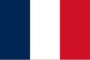 The flag of France used from 1794 (interrupted in 1815–1830 and in 1848)