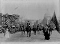 Suffragettenparade, Washington D.C., 1913.