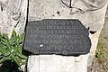 Plaque rappelant la fondation du monastère.