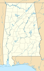 亚拉巴马州在阿拉巴马州的位置
