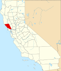 Location in the state of California