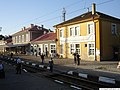 The Kaspichan railway station, an important junction in the Bulgarian northeast