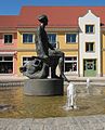 Brunnen „Weib auf Stierkopf“