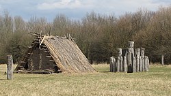 Areál muzea v přírodě na Pohansku