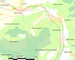 Montgilbert - Localizazion