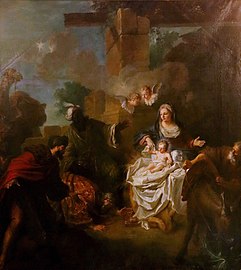 Adoration of the Magi (1717), 290 x 260 cm., Église Saint-Georges