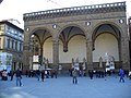 Loggia dei Lanzi, Florence, bouw begonnen 1376