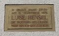 Paderborn, Hensel-Gedenktafel