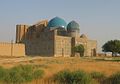 Mausoleum of Khoja Ahmed Yasawi, a prime example of Timurid architecture.