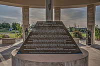 detail of memorial