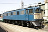 Preserved electric locomotive ED62 17 at Omiya Works open day