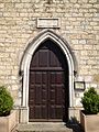 Porte de l'église Saint-Jean-Baptiste.