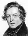 Schumann nel 1839, litografia di Josef Kriehuber