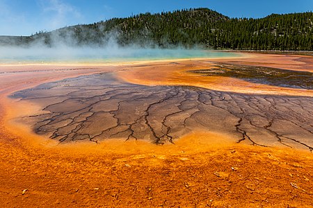 Yellowstone National Park (Wyoming, USA), Grand Prismatic Spring (2022)