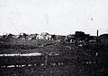 Les quatre canons de la batterie Friedrichsort à Zeebruges, Belgique.