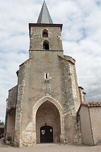 Façade de l'église.