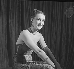 Gaby Stenberg år 1951.