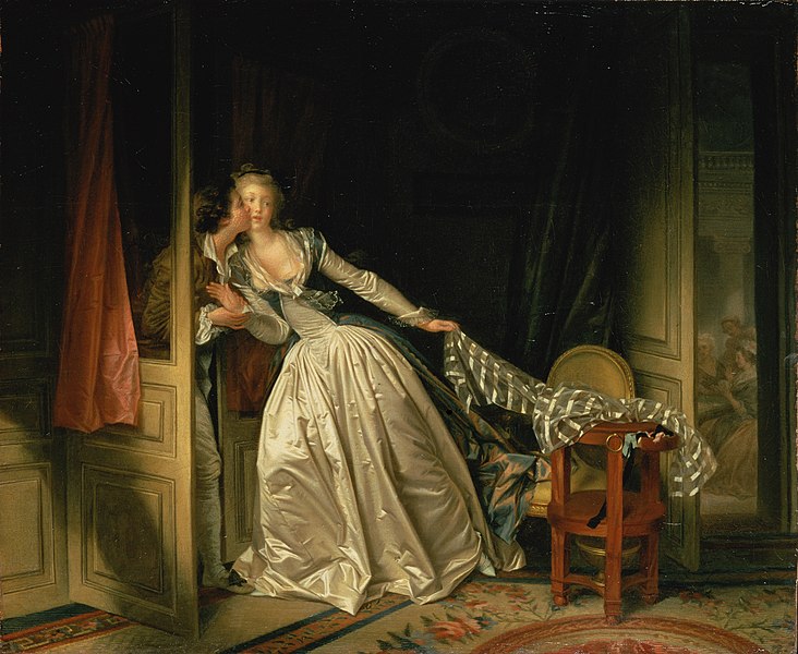 The Stolen Kiss by Jean-Honoré Fragonard