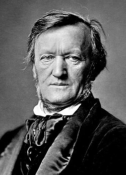 Foto på Richard Wagner, omkring 1871