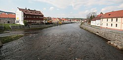 Верховье Отавы в городе Сушице