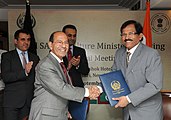 The Culture Ministers of Afghanistan and India signed an MoU between the National Archives of India and the National Archives of Afghanistan