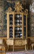 Vitrine mit dem Wappen Pius VI., Italien, 1770er Jahre, Hallwylska museet, Stockholm