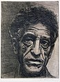 Alberto Giacometti in 2002 overleden op 11 augustus 1966