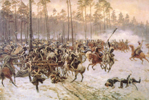 The Battle of Praga, prior to the Russian massacre of civilians