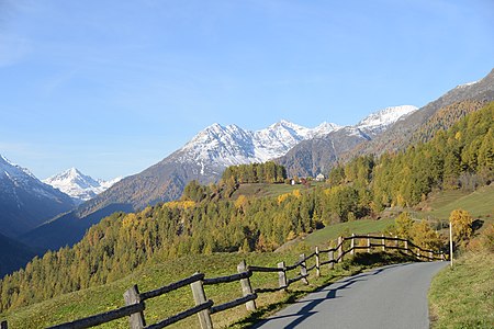 Landschaft zwischen Ardez und Bos-cha