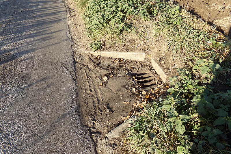 File:Drain on Kerdiston Road - geograph.org.uk - 5213594.jpg