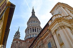 The Basilica of San Gaudenzio with its dome, symbol of the city.